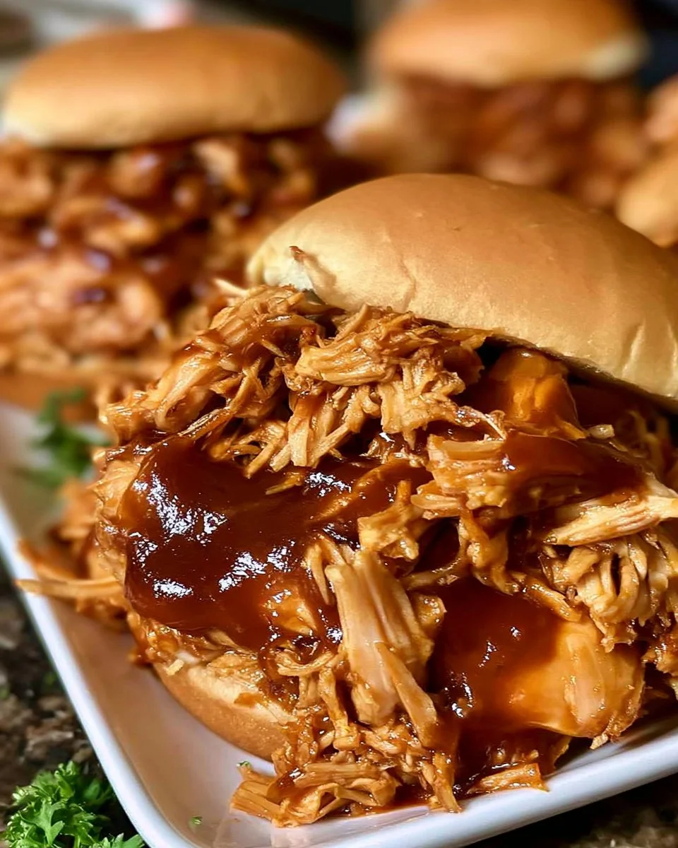 Crock Pot BBQ Pulled Chicken