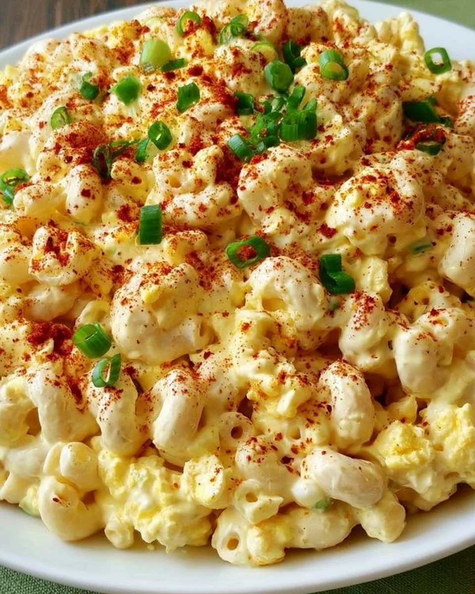 Deviled Eggs Pasta Salad