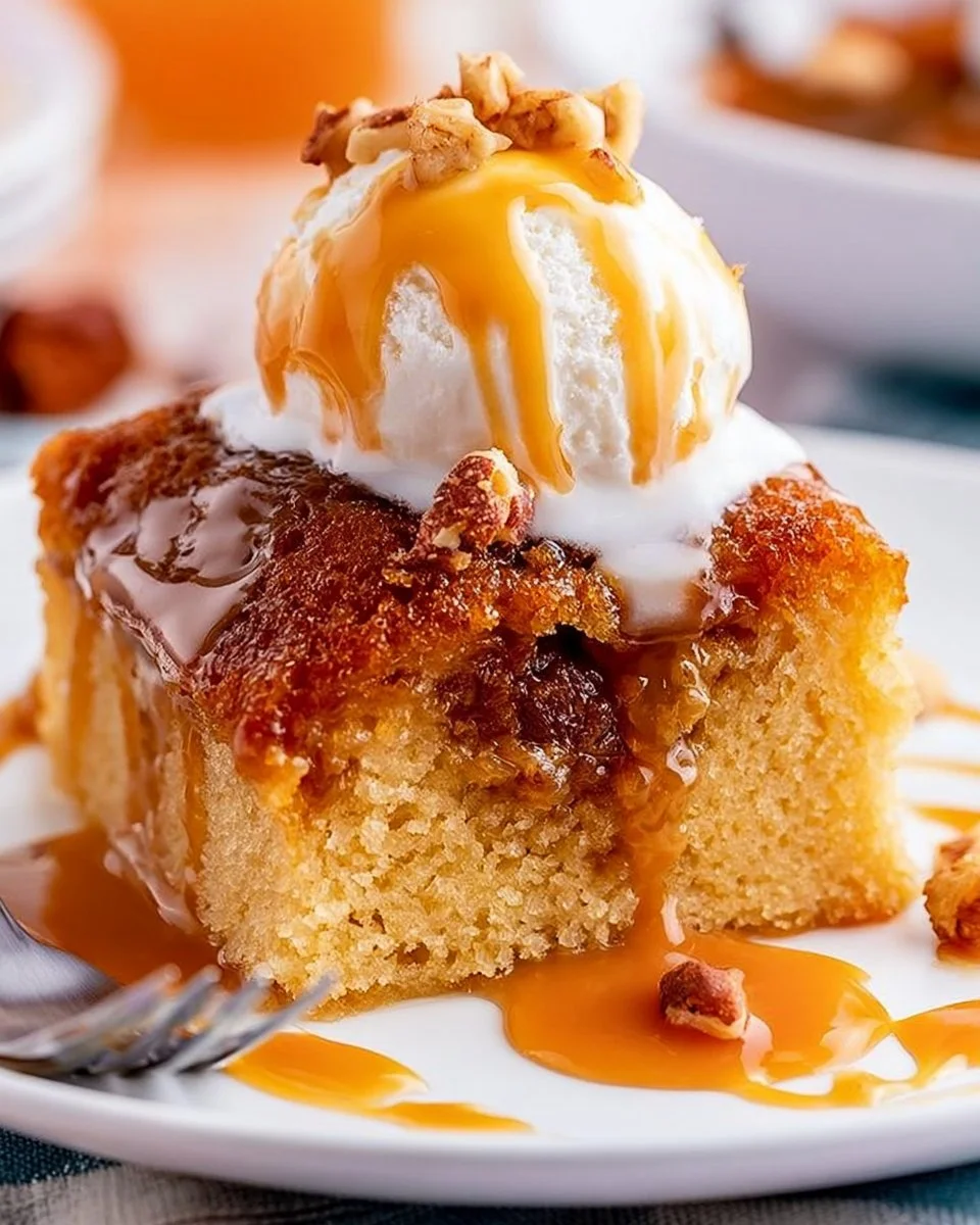 Easy Caramel Pudding Cake