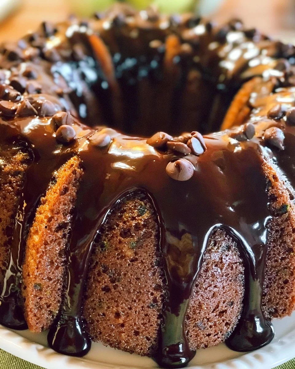 Zucchini Chocolate Chip Bundt Cake